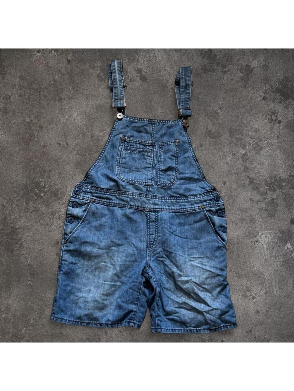 Beautiful Holding Horses blue denim overalls
